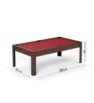 Billard américain convertible 206 x 116 x 80 cm - Harmony Chêne