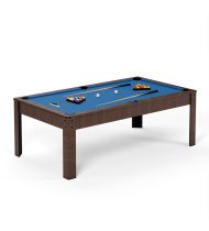 Billard américain convertible 226 x 126 x 80 cm - Ambiance Chêne