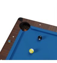 Billard américain convertible 226 x 126 x 80 cm - Ambiance Chêne