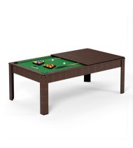 Billard américain convertible 226 x 126 x 80 cm - Ambiance Chêne