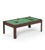 Billard américain convertible 226 x 126 x 80 cm - Ambiance Chêne