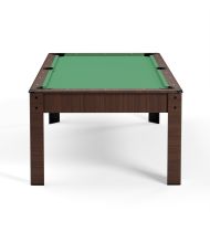 Billard américain convertible 226 x 126 x 80 cm - Ambiance Chêne