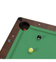 Billard américain convertible 226 x 126 x 80 cm - Ambiance Chêne