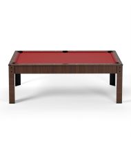 Billard américain convertible 226 x 126 x 80 cm - Ambiance Chêne