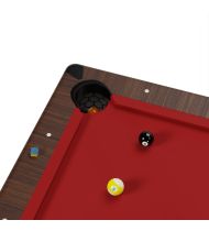 Billard américain convertible 226 x 126 x 80 cm - Ambiance Chêne