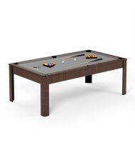 Billard américain convertible 226 x 126 x 80 cm - Ambiance Chêne