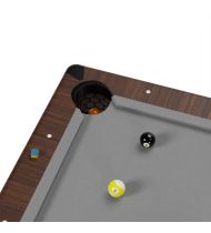 Billard américain convertible 226 x 126 x 80 cm - Ambiance Chêne