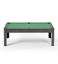 Billard américain convertible 206 x 116 x 80 cm - Harmony Gris