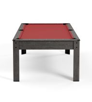 Billard américain convertible 206 x 116 x 80 cm - Harmony Gris