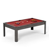 Billard américain convertible 226 x 126 x 80 cm - Ambiance Gris