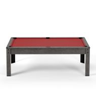 Billard américain convertible 226 x 126 x 80 cm - Ambiance Gris