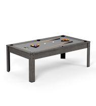 Billard américain convertible 226 x 126 x 80 cm - Ambiance Gris