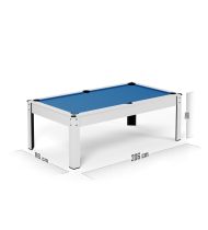 Billard américain convertible 206 x 116 x 80 cm - Harmony Ivoire