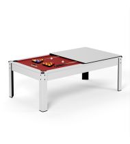 Billard américain Convertible 2m06 - Pack Billard table Blanc | Sokker