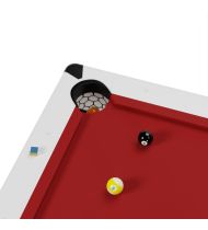 Billard américain convertible 206 x 116 x 80 cm - Harmony Ivoire