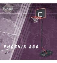 Panier de basket réglable 2.20m ou 2.60m - Phoenix 220 / Phoenix 260