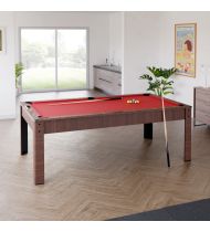 Billard américain convertible 206 x 116 x 80 cm - Harmony Chêne