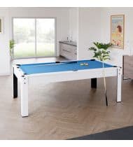 Billard américain convertible 206 x 116 x 80 cm - Harmony Ivoire