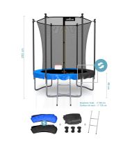 Trampoline classique 6 Ft / 185 cm - Réversible