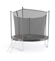 Trampoline de jardin ø 305 cm- 10FT- Filet intérieur, Matelas de protection et Echelle