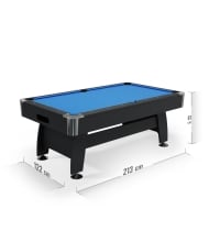 Billard américain set complet 214 x 122 x 83 cm - Antarctique