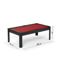 Billard américain Set Complet 206 x 116 x 80 cm - Harmony Noir