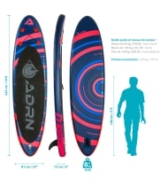 Pack Stand Up Paddle gonflable Spiral 10'8 - ADRN