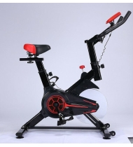 Vélo d'appartement spinning - O’Fitness - Compteur 5 fonctions - Roue d'intertie : 6 Kg