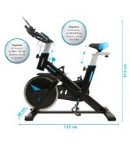 Vélo Spinning SPRINTER - Inertie 13Kg