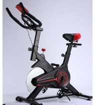 Vélo d'appartement spinning - O’Fitness - Compteur 5 fonctions - Roue d'intertie : 6 Kg