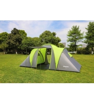 Tente de camping familiale 4 places - Kingcamp - Modèle Temi - Dimensions : 500 x 220 x 200 cm