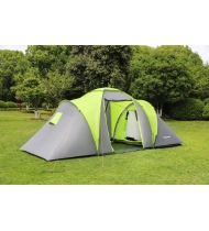 Tente de camping familiale 4 places - Kingcamp - Modèle Temi - Dimensions : 500 x 220 x 200 cm