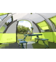 Tente de camping familiale 4 places - Kingcamp - Modèle Sorrente - Dimensions : 480 x 340 x 200 cm