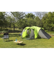 Tente de camping familiale 8 places - Kingcamp - Modèle Torino - Dimensions : 600 x 570 x 203 cm