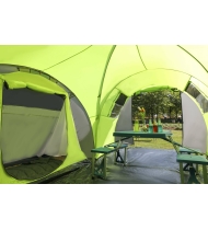 Tente de camping familiale 8 places - Kingcamp - Modèle Torino - Dimensions : 600 x 570 x 203 cm