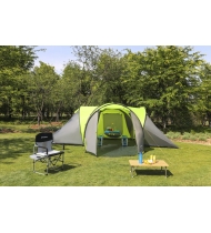 Tente de camping familiale 8 places - Kingcamp - Modèle Torino - Dimensions : 600 x 570 x 203 cm