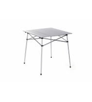 Table à lattes de camping - O'Camp - Housse de transport inclus - Dimensions : 70 x 70 x 70 cm