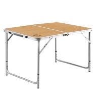 Table de camping pliable 6 places - O'Camp - Forme valise - Dimensions : 120 x 60 x 70 cm