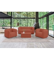 Fauteuil gonflable Terracotta - Intérieur et extérieur - Couleur Terracotta