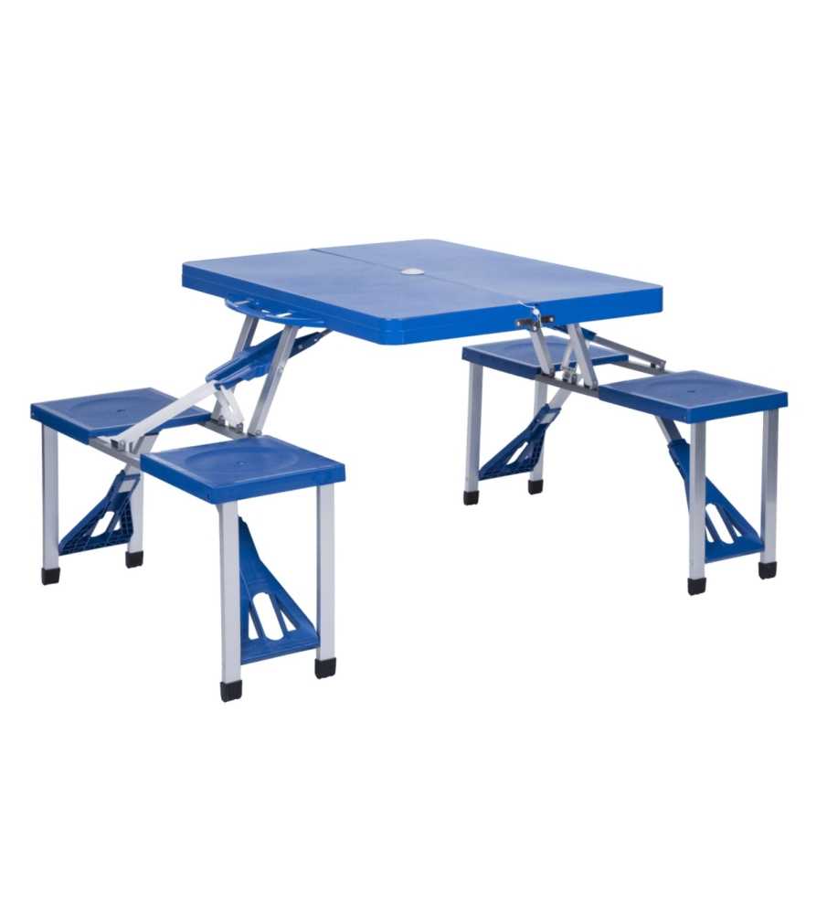 Table de camping 4 personnes avec banc