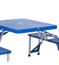 Table de camping 4 personnes avec banc