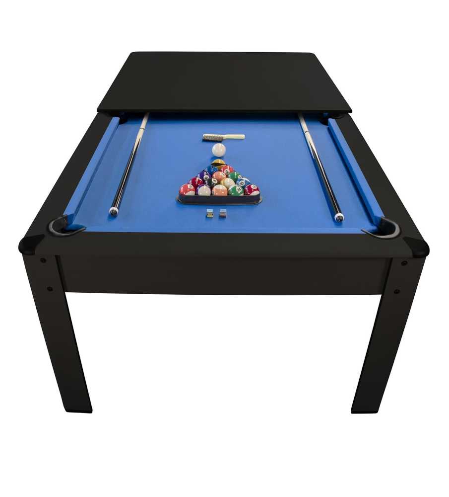 Billard américain convertible 206 x 116 x 80 cm - Harmony Noir