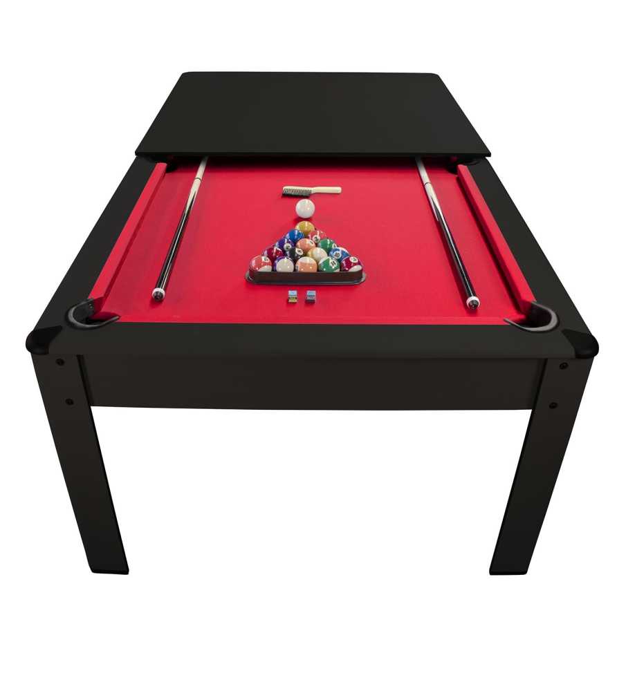 Billard américain convertible 206 x 116 x 80 cm - Harmony Noir